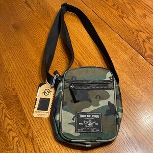 True Religion Frank Crossbody Camo TR101402 NWT